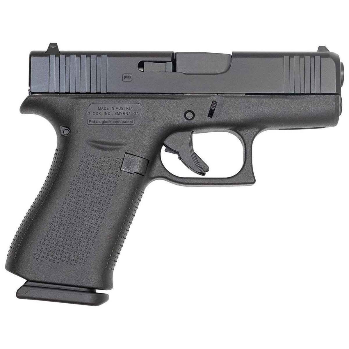 Glock 43X 9mm Luger 3.41in Black Pistol - 10+1 Rounds ...