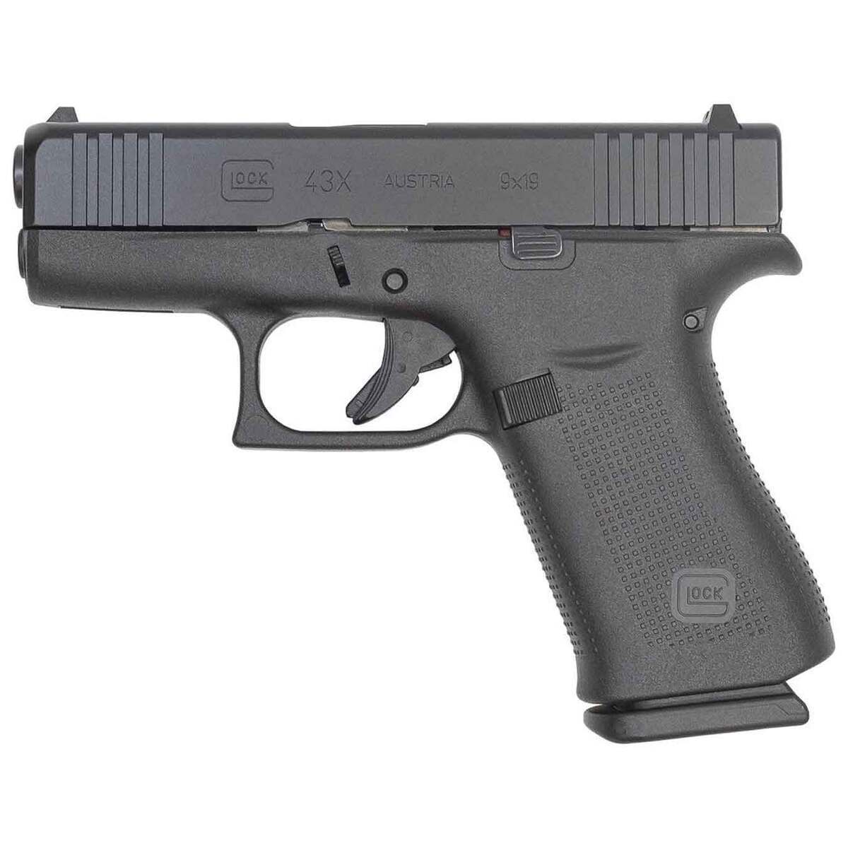 Glock 43X 9mm Luger 3.41in Black Pistol - 10+1 Rounds Glock 43X 9mm Luger 3.41in Black Pistol - 10+1 Rounds