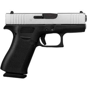 Glock 43X 9MM luger 3.41in Black/Stainless Pistol - 10+1 Rounds