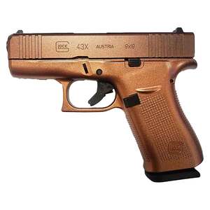 Glock 43X 9mm Luger 3.41in Cutlass Cerakote Pistol - 10+1 Rounds
