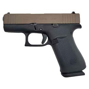 Glock 43X 9mm Luger 3.41in FDE/Black Cerakote Pistol - 10+1 Rounds