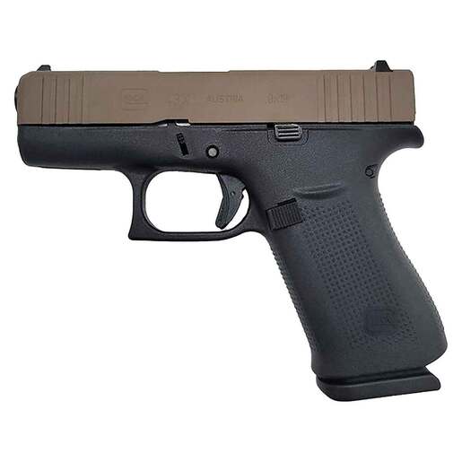 Glock 43X 9mm Luger 3.41in FDE/Black Cerakote Pistol - 10+1 Rounds - Black Subcompact image