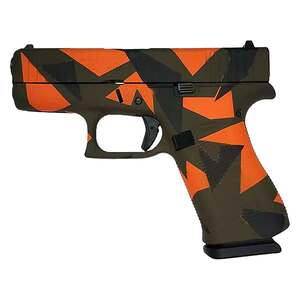 Glock 43X 9mm Luger 3.41in Hunter Splinter Cerakote Pistol - 10+1 Rounds