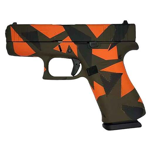 Glock 43X 9mm Luger 3.41in Hunter Splinter Cerakote Pistol - 10+1 Rounds - Camo Subcompact image