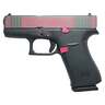 Glock 43X 9mm Luger 3.41in Pink Scroll Cerakote Pistol - 10+1 Rounds - Pink