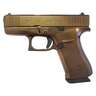 Glock 43X 9mm Luger 3.41in Pumpkin Spice Cerakote Pistol - 10+1 Rounds - Orange