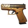 Glock 43X 9mm Luger 3.41in Pumpkin Spice Flag Cerakote Pistol - 10+1 Rounds - Orange