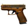 Glock 43X 9mm Luger 3.41in Pumpkin Spice/Gray Flag Cerakote Pistol - 10+1 Rounds - Orange