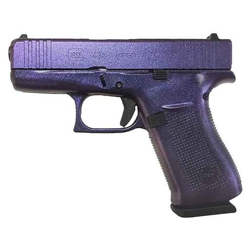 Glock 43X 9mm Luger 3.41in Purple Pegasus Cerakote Pistol - 10+1 Rounds - Purple Subcompact image