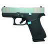 Glock 43X 9mm Luger 3.41in Robins Egg Blue Scroll Cerakote Pistol - 10+1 Rounds - Blue