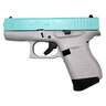 Glock 43X 9mm Luger 3.41in Shimmer/Robins Egg Blue Cerakote Pistol - 10+1 Rounds - Blue