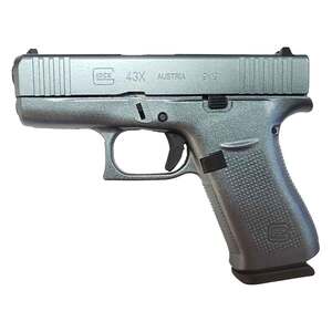 Glock 43X 9mm Luger 3.41in Tiffany Blue Cerakote Pistol - 10+1 Rounds