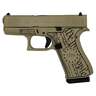 Glock 43X 9mm Luger 3.41in Independence Day Cerakote Pistol - 10+1 Rounds - Tan