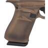 Glock 43X MOS 9mm Luger 3.41in Coyote Battle Worn Flag Cerakote Pistol - 10+1 Rounds - Brown