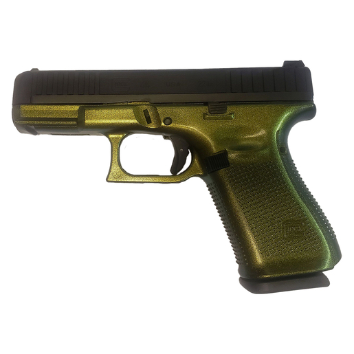 Glock 44 22 Long Rifle 4.02in Caiman Green Chameleon/Black Cerakote Pistol - 10+1 Rounds - Green image