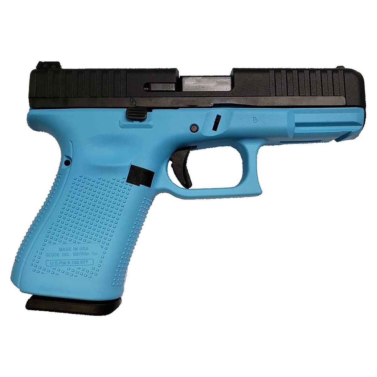 Glock 44 22 Long Rifle 4in Blue Raspberry Cerakote Pistol - 10+1 Rounds ...