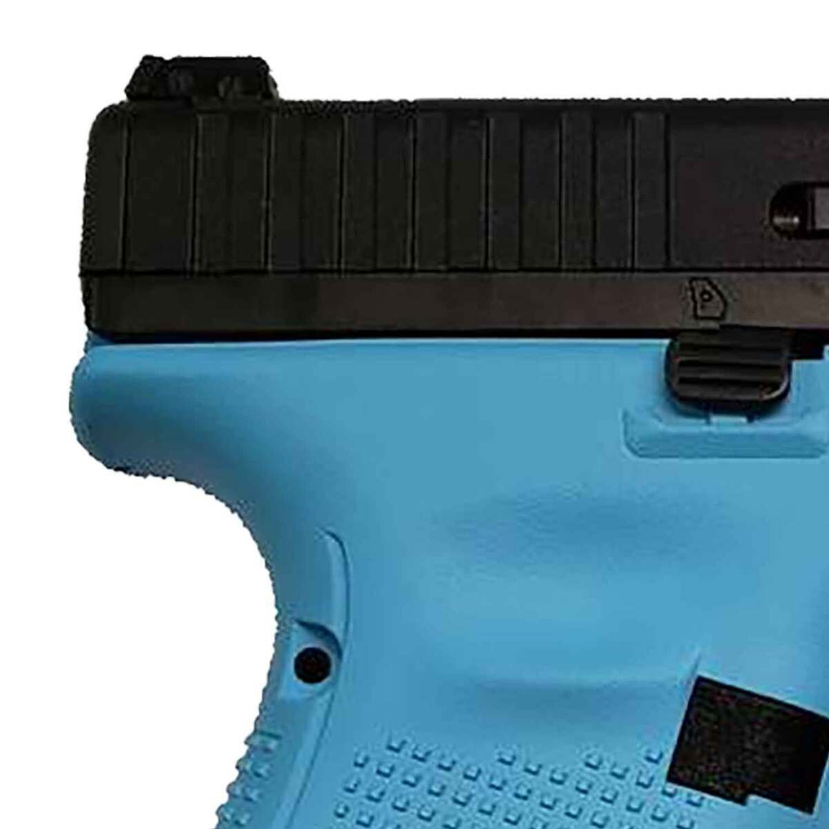 Blue Raspberry Cerakote Glock 44 22 Long Rifle 4in Blue Raspberry Cerakote Pistol - 10+1 Rounds ...
