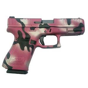 Glock 44 22 Long Rifle 4in Pink Camo Cerakote Pistol - 10+1 Rounds