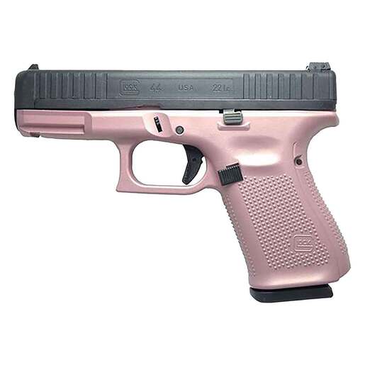 Glock 44 22 Long Rifle 4in Pink Champagne/Black Cerakote Pistol - 10+1 Rounds - Pink Compact image