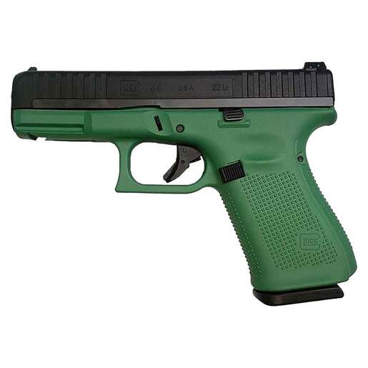 Glock 44 22 Long Rifle 4in Squatch Green/Black Cerakote Pistol - 10+1 Rounds - Green Compact image