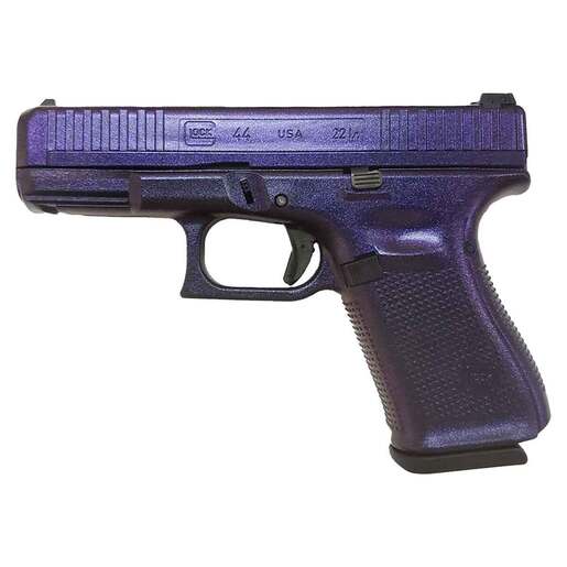 Glock 44 22 Long Rifle 4in Black Pegasus Cerakote Pistol - 10+1 Rounds - Purple Compact image