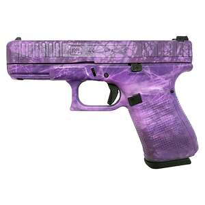 Glock 44 22 Long Rifle 4in Purple Shattered Cerakote Pistol - 10+1 Rounds
