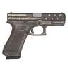 Glock 45 9mm Luger 4.02in Distressed Black & White Flag Cerakote Pistol - 17+1 Rounds - Black