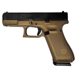 Glock 45 9mm Luger 4in Bronze/Black Cerakote Pistol - 17+1 Rounds