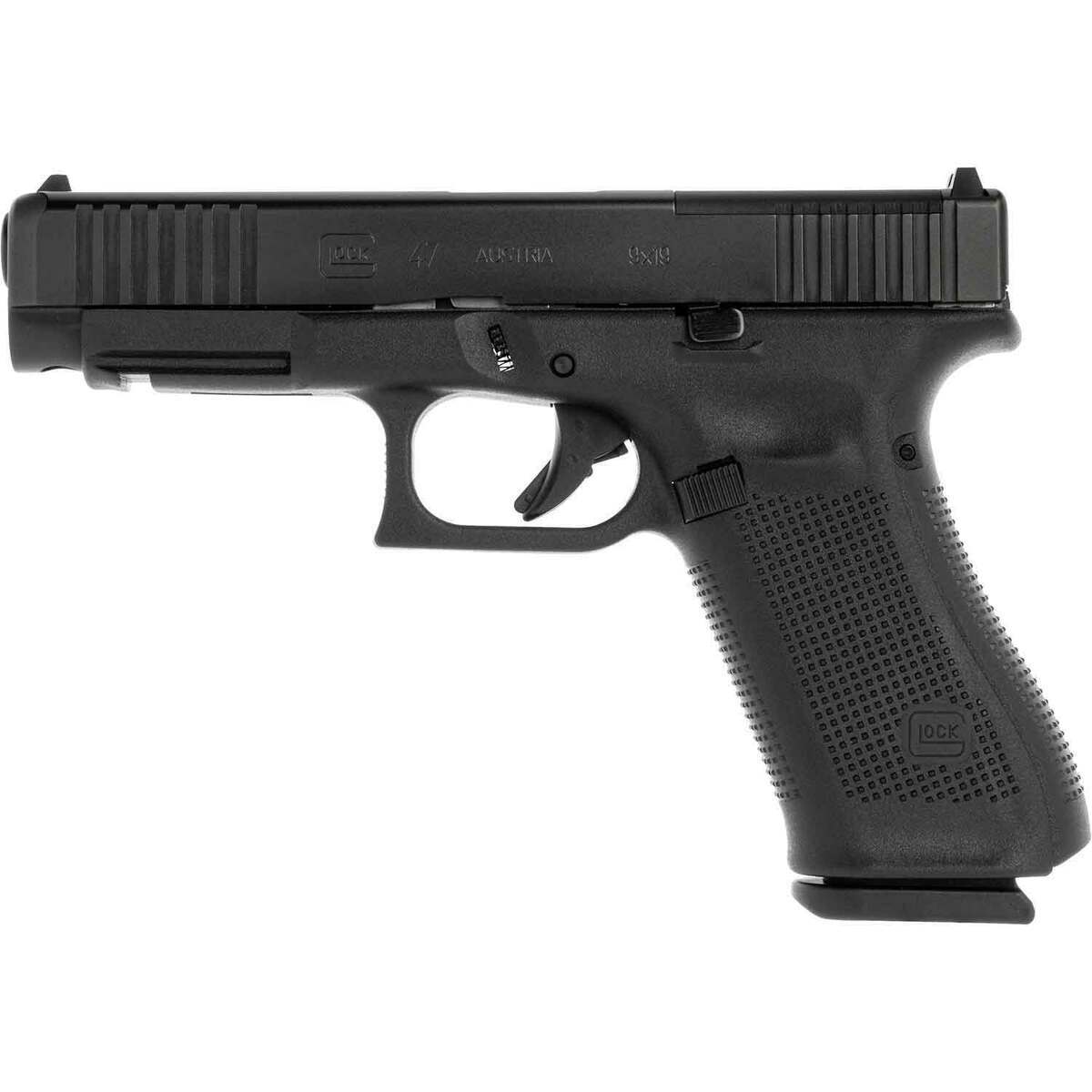 Glock 47 G5 MOS 9mm Luger 4.49in Black Pistol - 17+1 Rounds - Black Glock 47 G5 MOS 9mm Luger 4.49in Black Pistol - 17+1 Rounds - Black