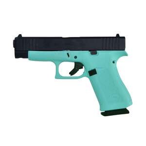 Glock 48 9mm Luger 4in Robin's Egg Blue Cerakote Pistol - 10+1 Rounds