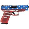 Glock 48 M.O.S 9mm Luger 4.17in Red, White & Blue Battleworn Flag Pistol - 10+1 Rounds - Camo