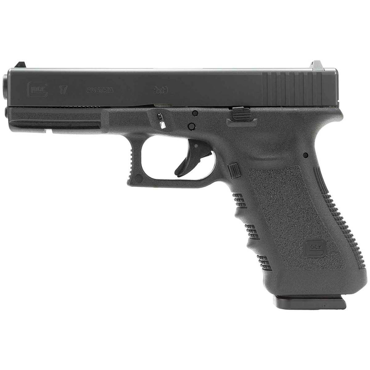 Glock 17 9mm Luger 4.49in Black Nitrite Pistol - 10+1 Rounds - California Compliant - Black Glock 17 9mm Luger 4.49in Black Nitrite Pistol - 10+1 Rounds - California Compliant - Black