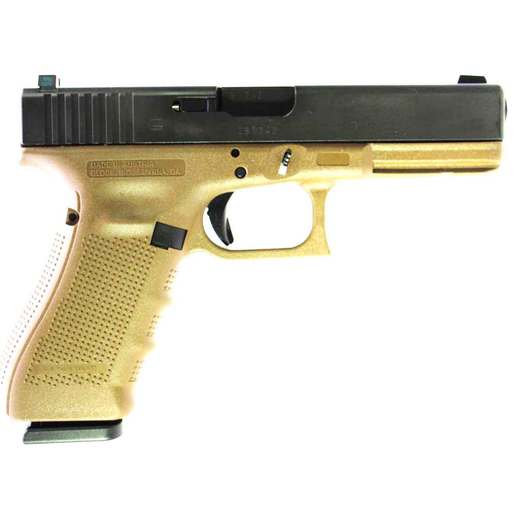 Glock 17 9mm Luger 4.49in FDE/Black Pistol - 17+1 Rounds - Fullsize image