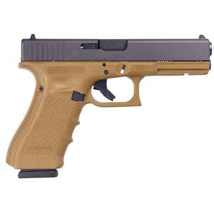 Glock 17 Gen4 9mm Luger 4.49in FDE/Black Pistol - 10+1 Rounds