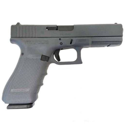 Glock 17 Gen4 9mm Luger 4.49in Gray Cerakote Pistol - 17+1 Rounds - Fullsize image