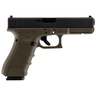 Glock 17 G4 MOS 9mm Luger 4.49in OD Green/Black Pistol - 17+1 Rounds