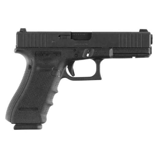Glock 17 Gen4 Night Sight 9mm Luger 4.48in Black Pistol - 10+1 Rounds - Black Fullsize image