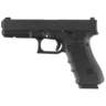 Glock 17 G4 Night Sight 9mm Luger 4.48in Black Pistol - 10+1 Rounds - Black
