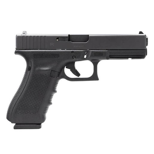 GLOCK 17 Gen4 Night Sights 9mm Luger 4.49in Black Pistol - 10+1 Rounds - Fullsize