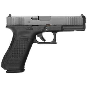 Glock 17 Gen5 MOS 9mm Luger 4.49in Black nDLC Pistol - 10+1 Rounds