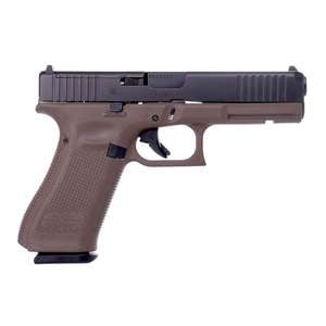 Glock 17 G5 MOS 9mm Luger 4.49in FDE Pistol - 17+1 Rounds