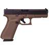 Glock 17 G5 Rail 9mm Luger 4.49in FDE Pistol - 10+1 Rounds - Brown