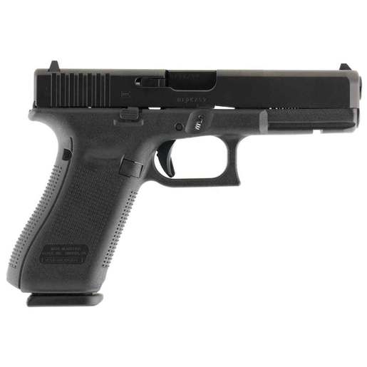 GLOCK 17 Gen5 White Dot Sights 9mm Luger 4.49in Black Ndlc Pistol - 10+1 Rounds - Fullsize