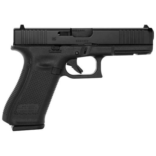 Glock 17 GNS Front Serrations 9mm Luger 4.49in Black nDLC Pistol - 10+1 Rounds - Fullsize image