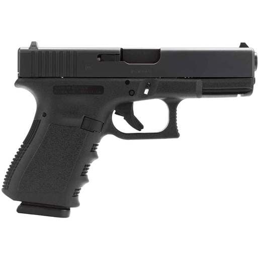 Glock 19 9mm Luger 402in Black Nitrite Pistol  101 Rounds  California Compliant  Black Compact