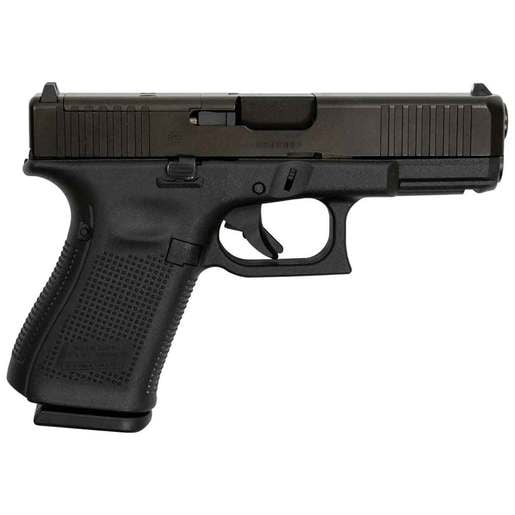 Glock 19 Gen 5 MOS FS 9mm Luger 4.02in Black Pistol - 15+1 Rounds - Black Compact image