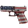 Glock 19 G4 9mm Luger 4.02in American Flag Cerakote Pistol - 15+1 Rounds