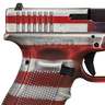 Glock 19 G4 9mm Luger 4.02in American Flag Cerakote Pistol - 15+1 Rounds
