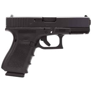 Glock 19 G4 9mm Luger 4.02in Black Pistol - 10+1 Rounds
