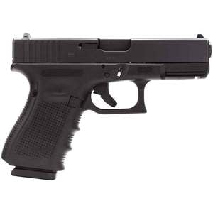 Glock 19 Gen4 9mm Luger 4.02in Black Pistol - 15+1 Rounds